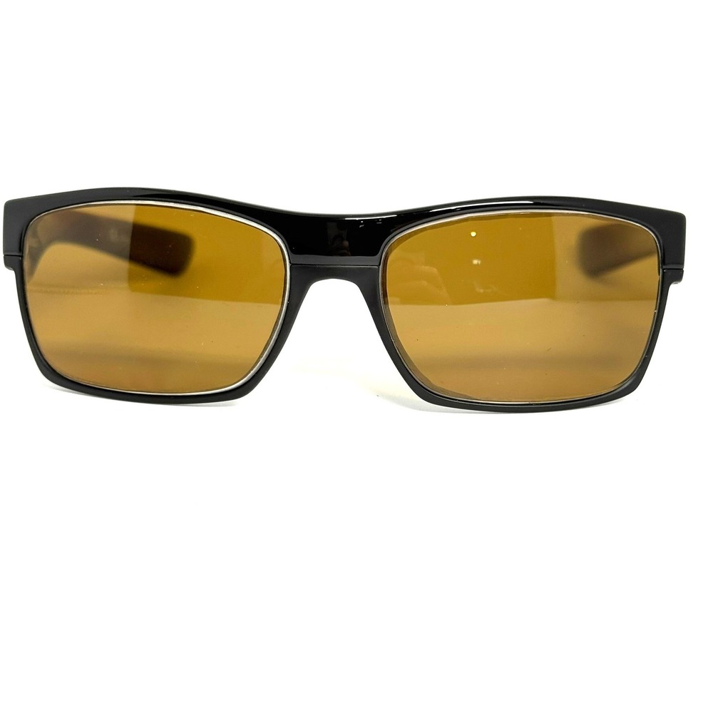 Oakley Twoface Sunglasses Polished Black Amber Lens OO9189-37 Lifestyle Mens